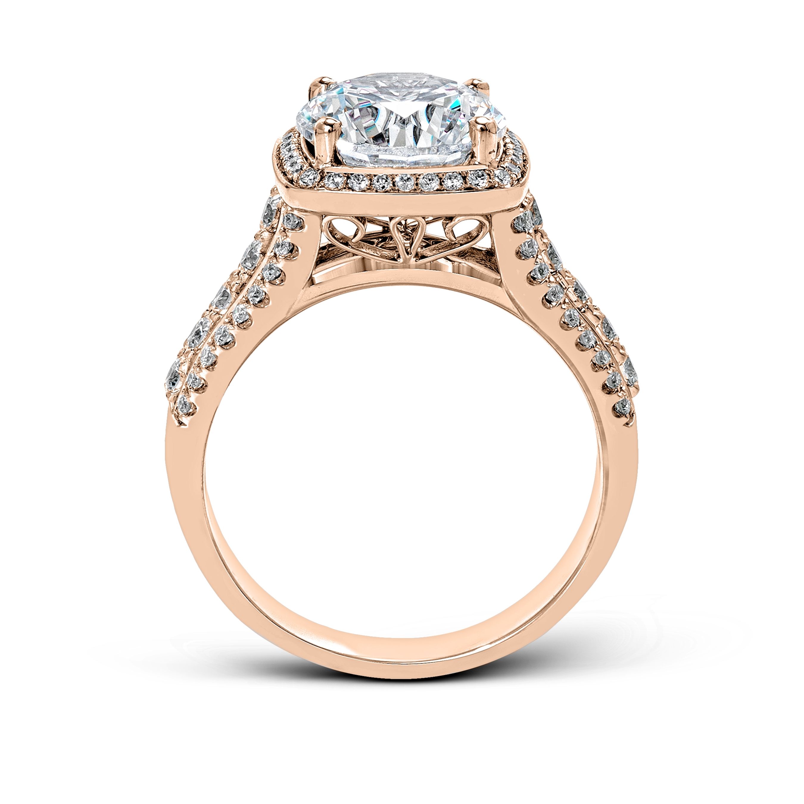 simon-g-mr2614-rose-gold-round-cut-engagement-ring-side