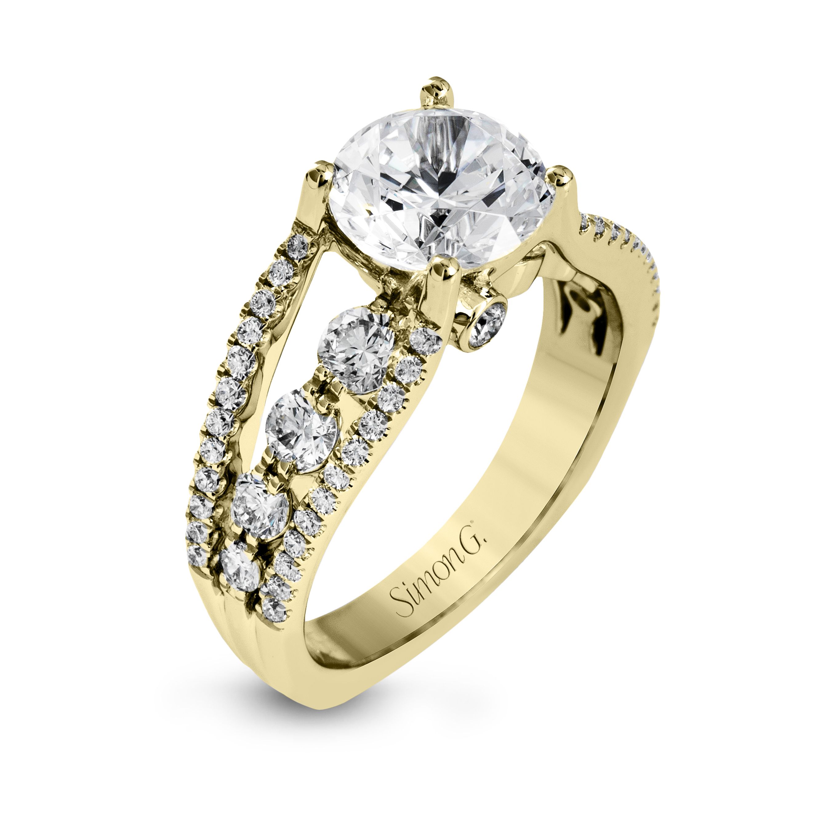 simon-g-mr2690-yellow-gold-unique-split-band-engagement-ring