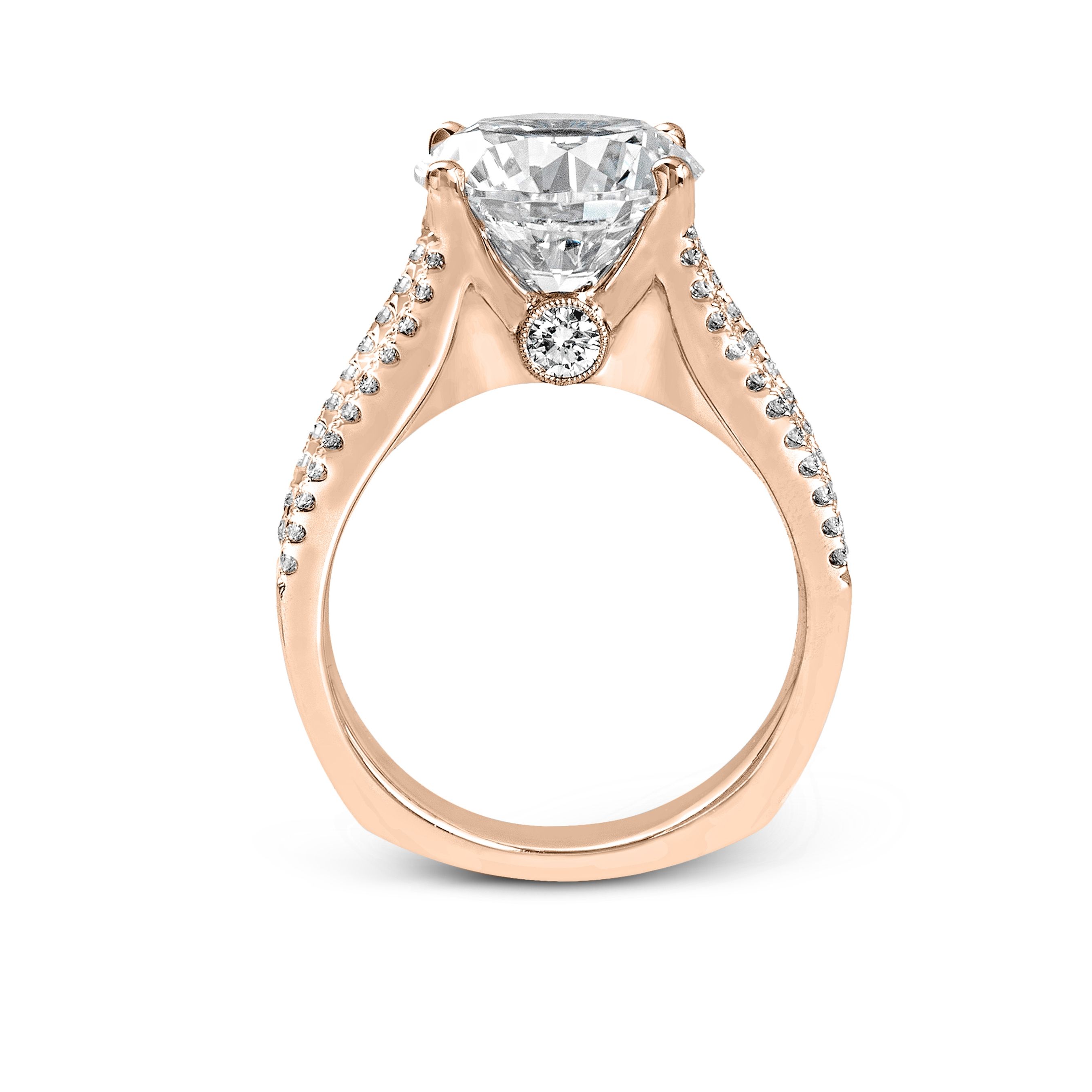 simon-g-mr2691-rose-gold-round-cut-engagement-ring-side