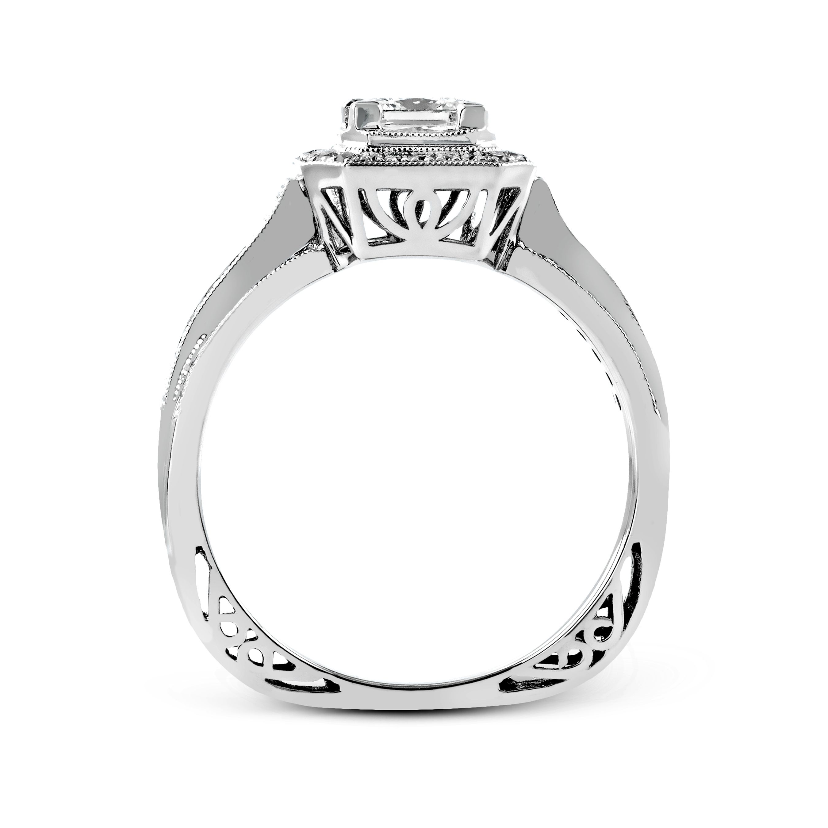 simon-g-nr454-white-gold-princess-cut-engagement-ring-side