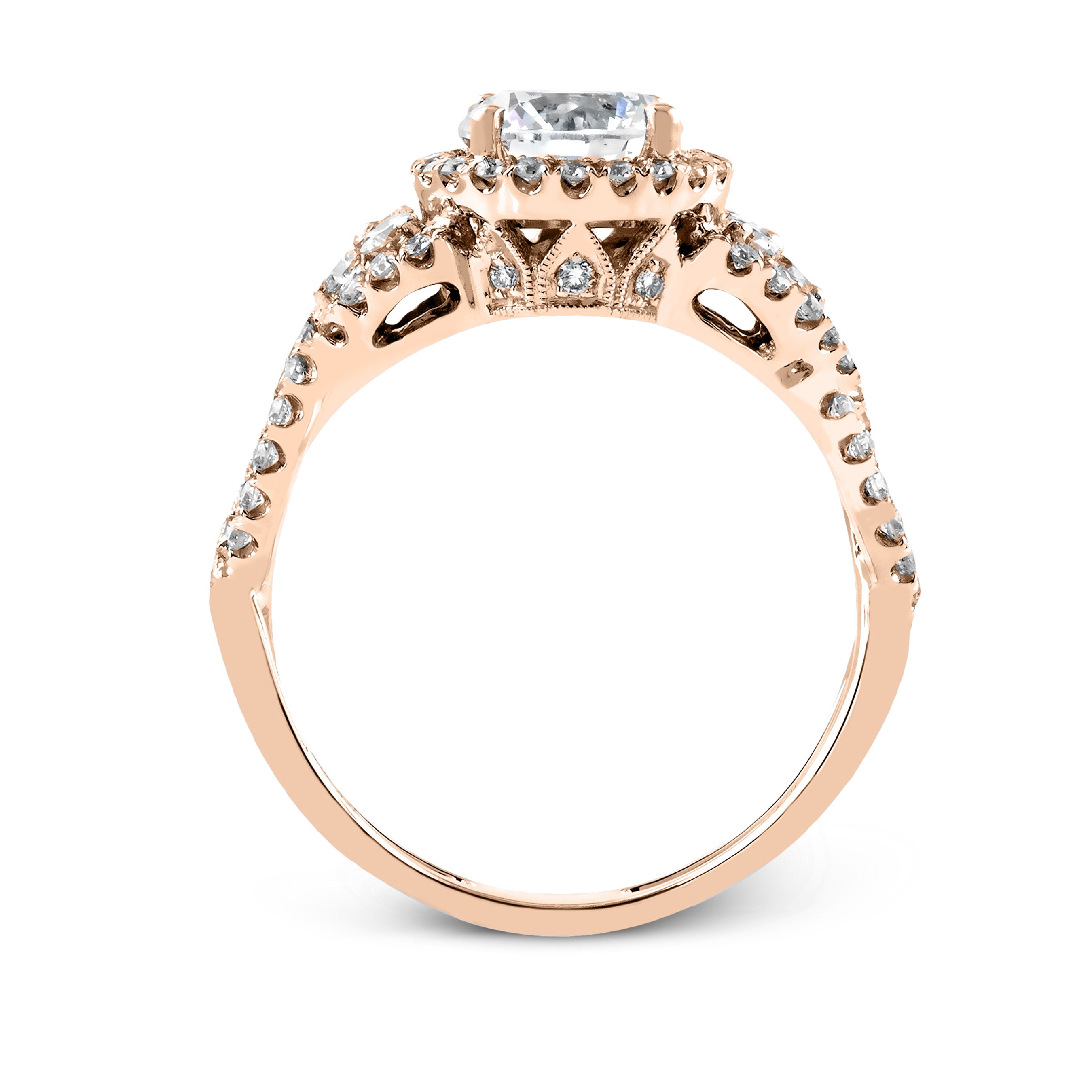 simon-g-tr160-rose-gold-round-cut-engagement-ring-side
