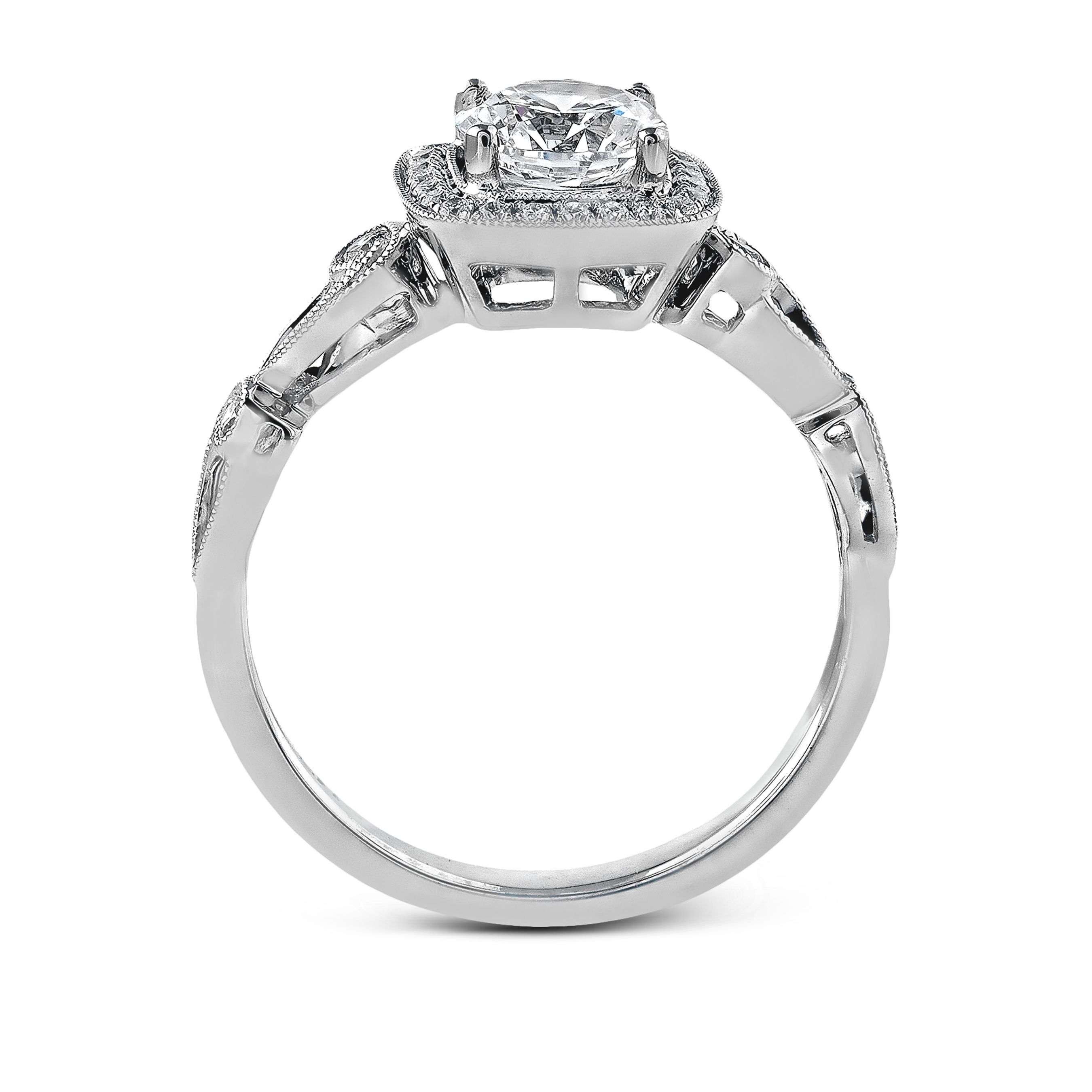 simon-g-tr526-platinum-round-cut-engagement-ring-side