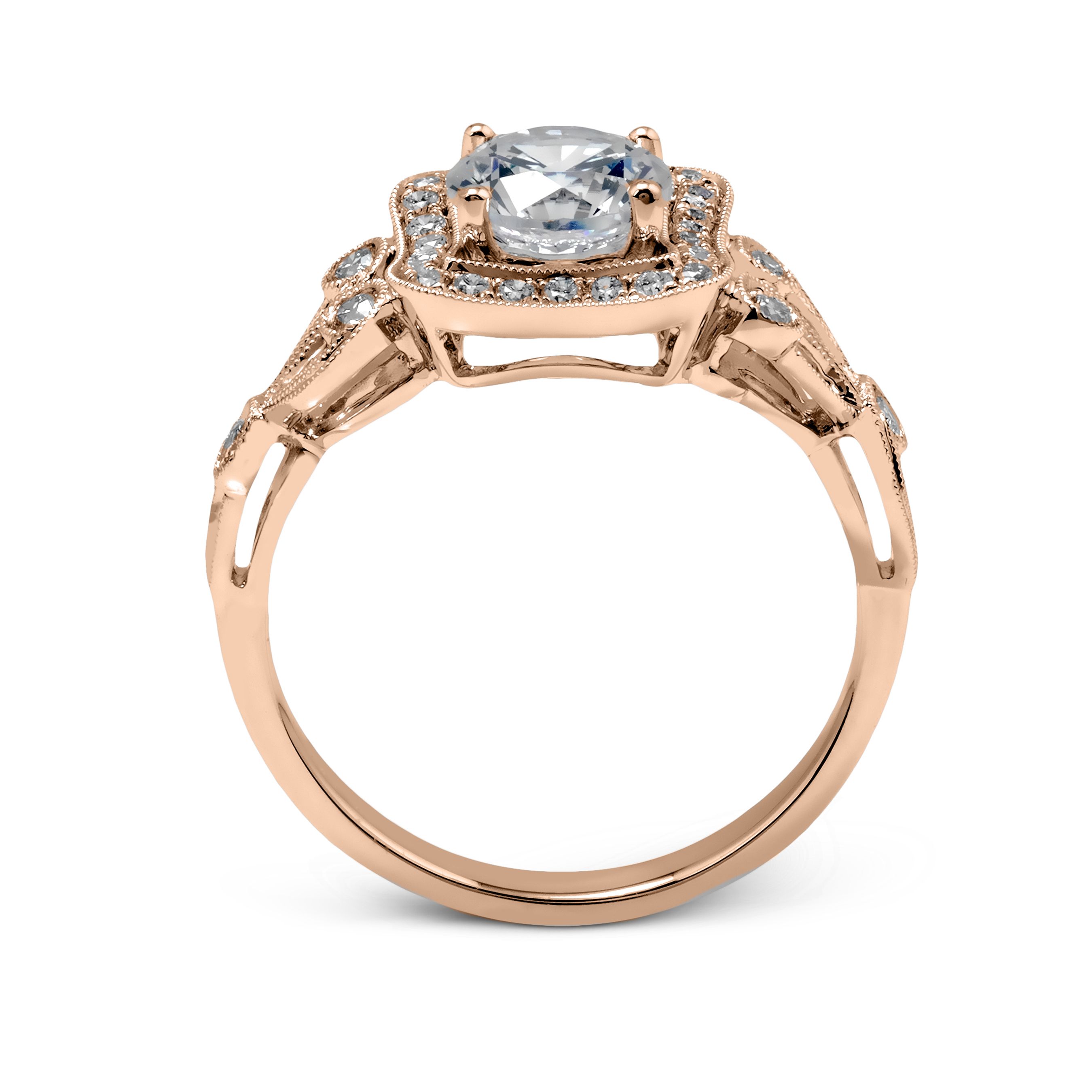 simon-g-tr549-rose-gold-round-cut-engagement-ring-side