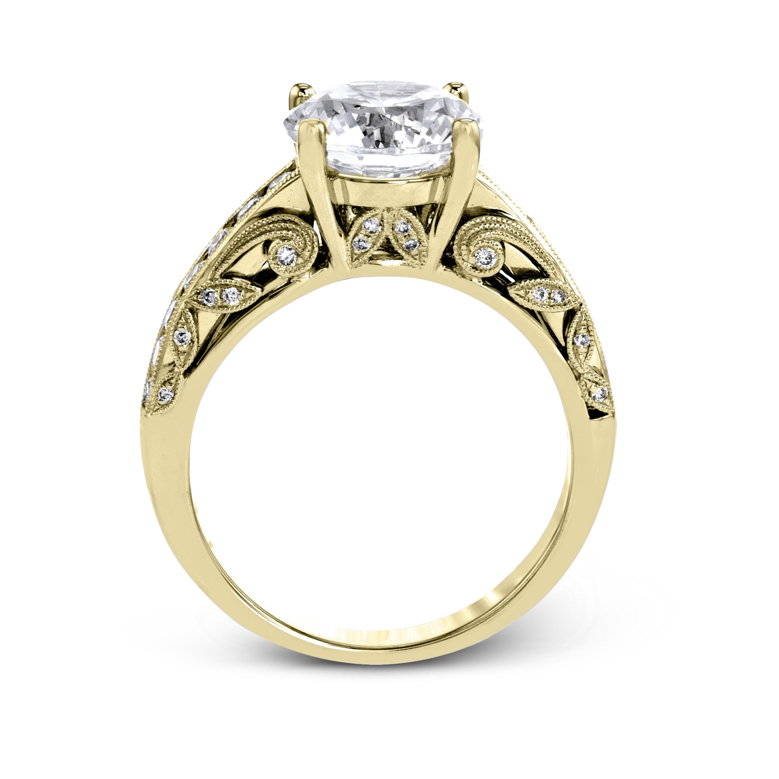 simon-g-tr622-yellow-gold-round-cut-engagement-ring-side