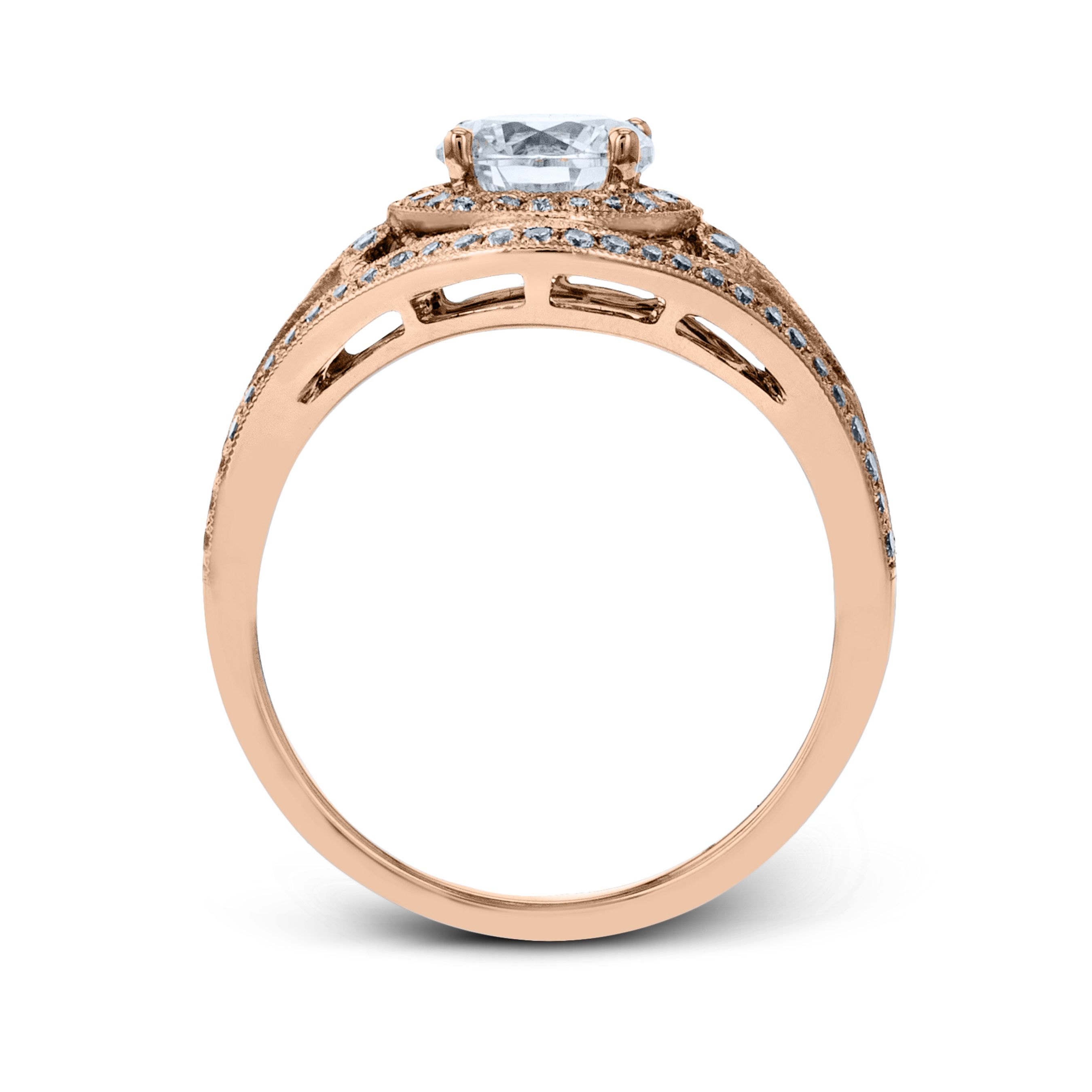 simon-g-tr628-rose-gold-round-cut-engagement-ring-side