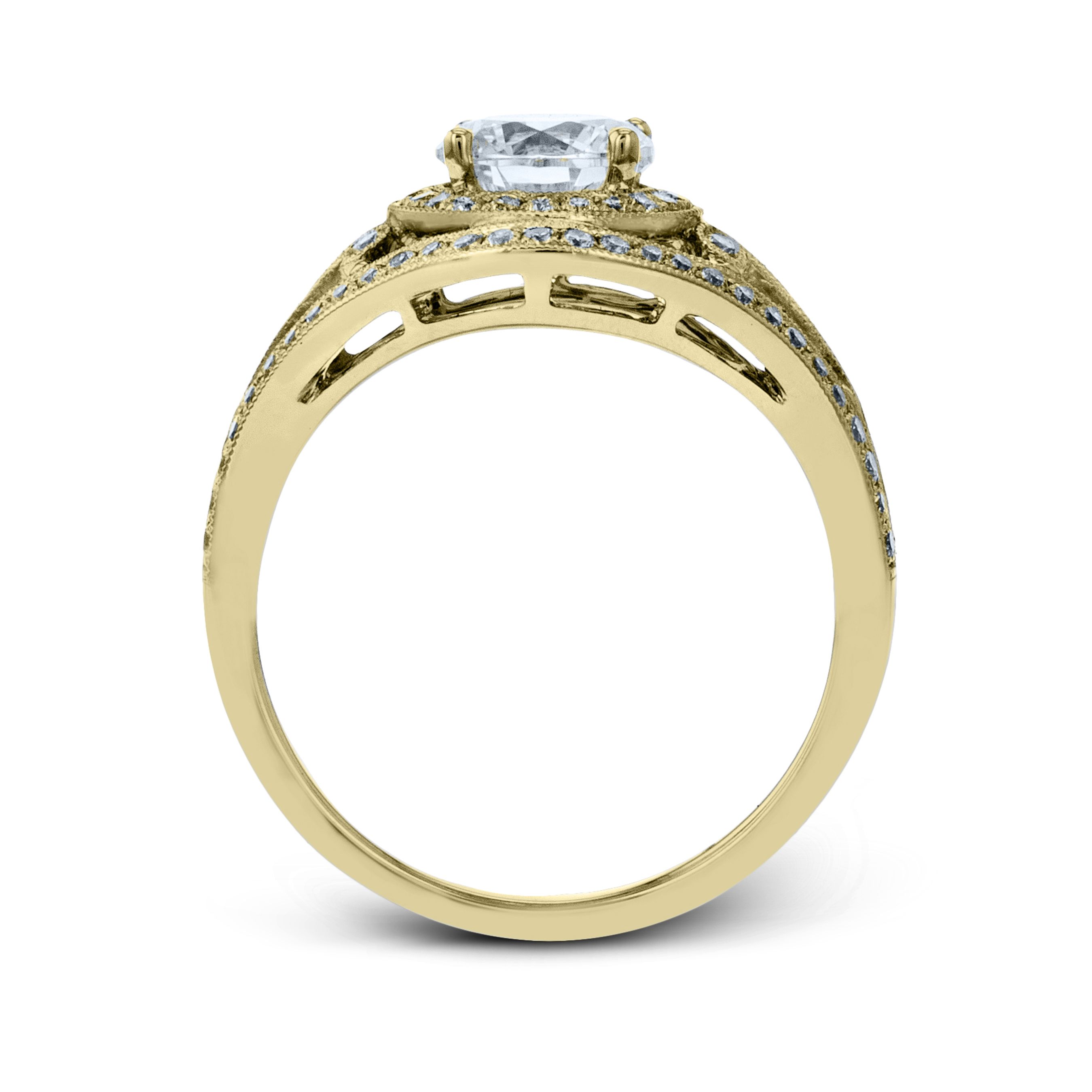 simon-g-tr628-yellow-gold-round-cut-engagement-ring-side