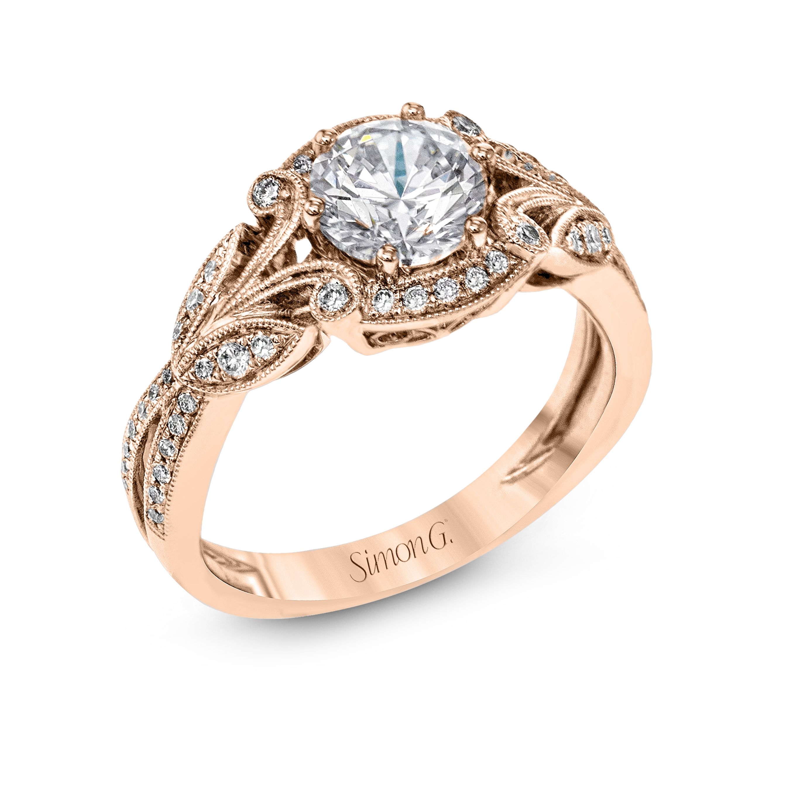 simon-g-tr629-rose-gold-antique-flower-inspired-engagement-ring