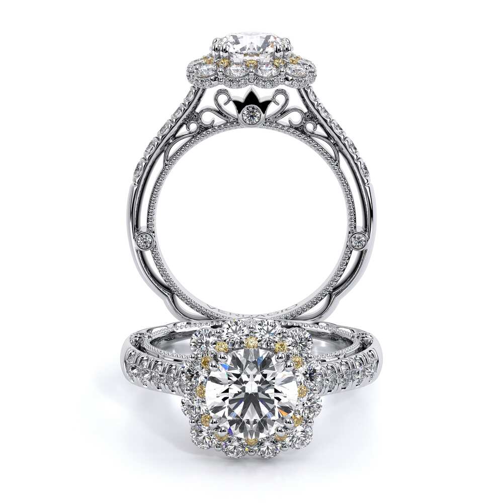 VENETIAN-5080 Halo Engagement Ring