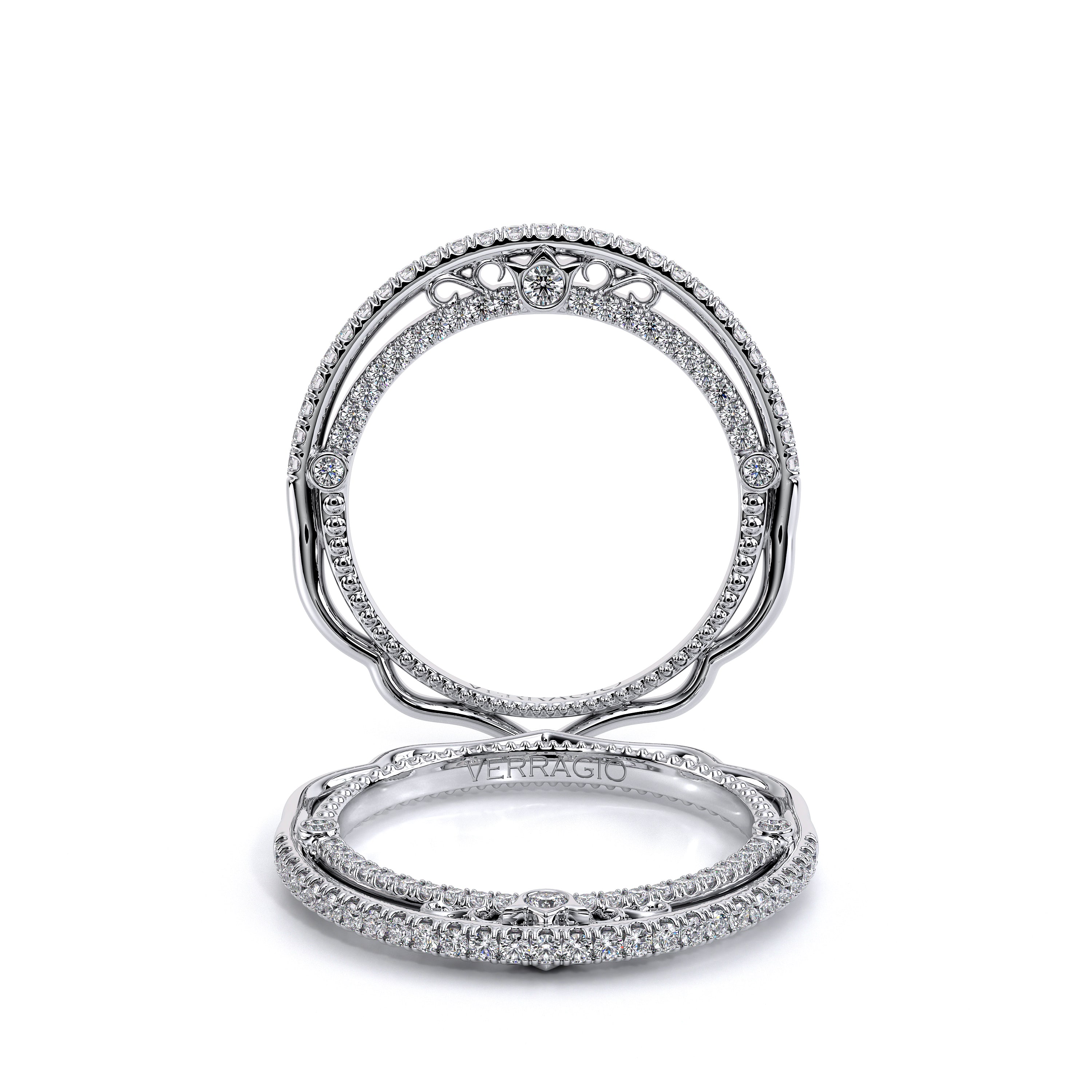 Venetian-5069wsb-Platinum Wedding Band