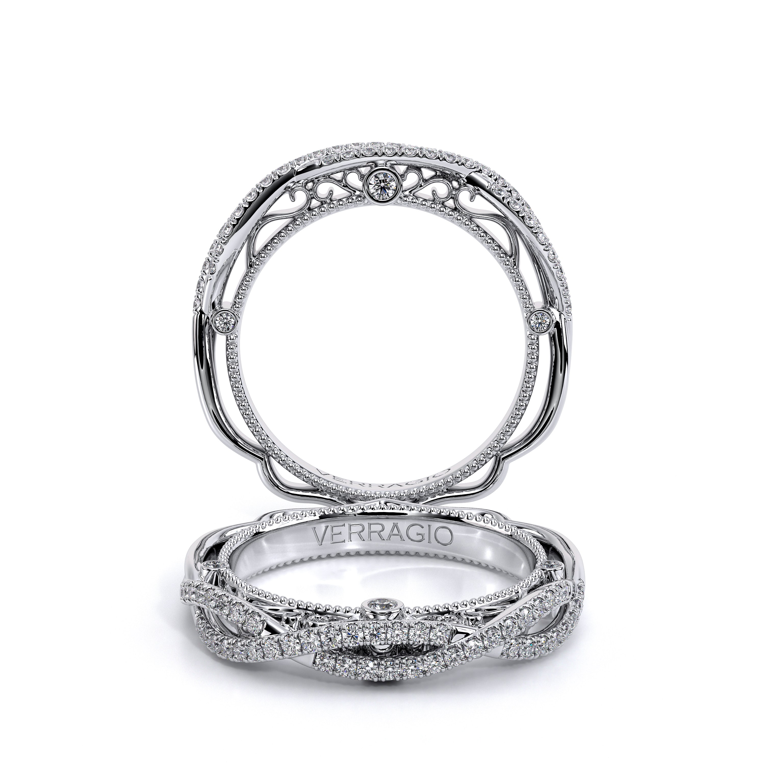 Venetian-5078w-Platinum Wedding Band