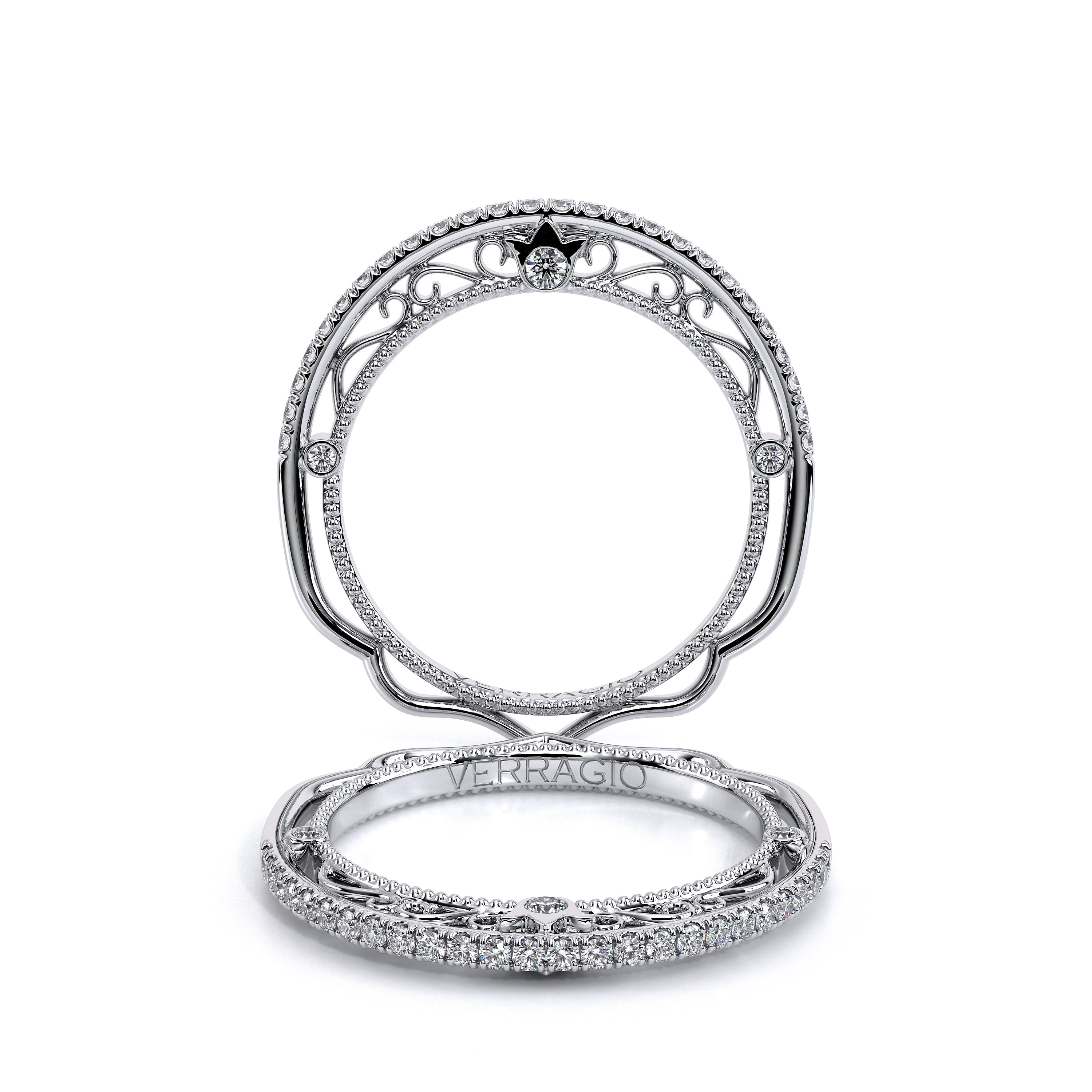 Venetian-5078wsb-Platinum Wedding Band