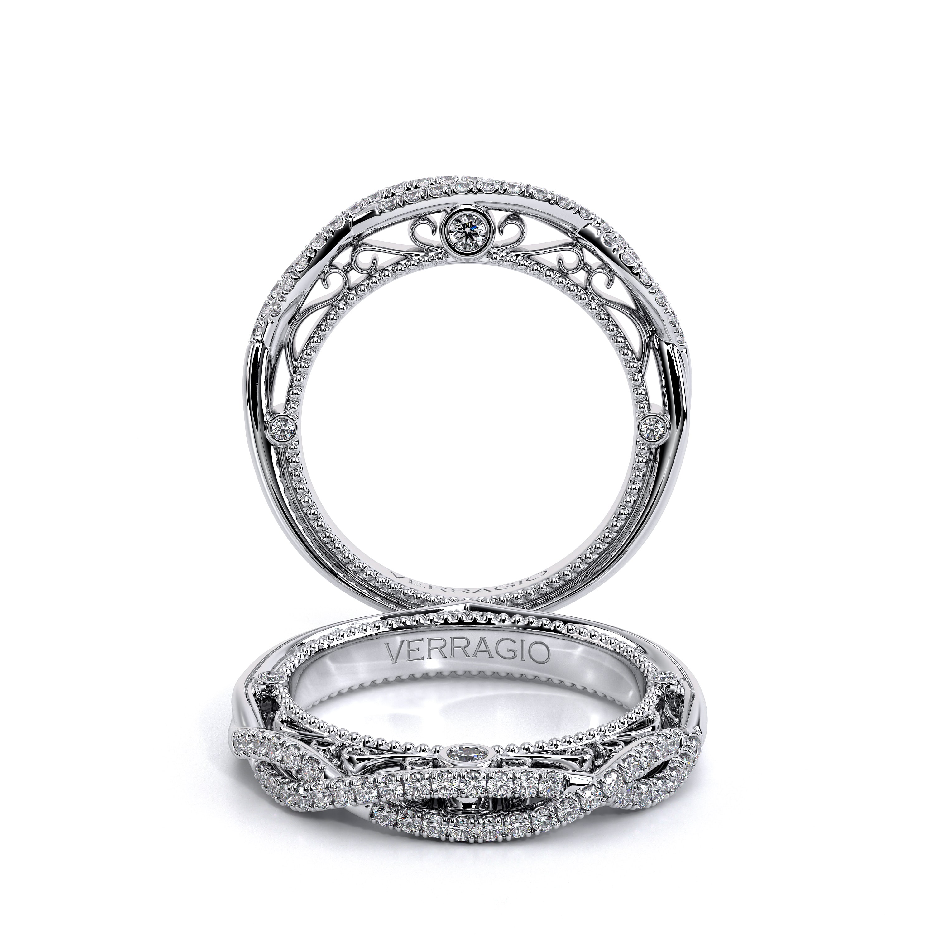 Venetian-5079w-Platinum Wedding Band