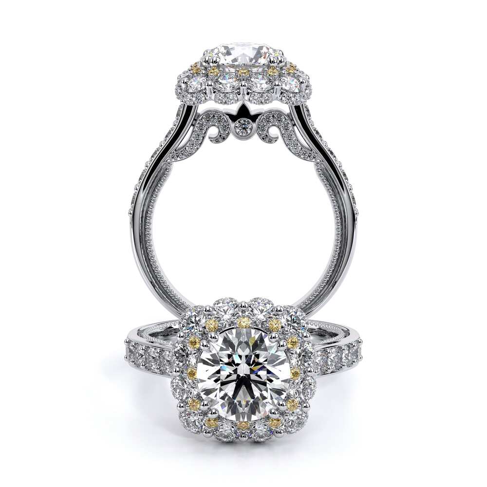 INSIGNIA-7106CU Halo Engagement Ring