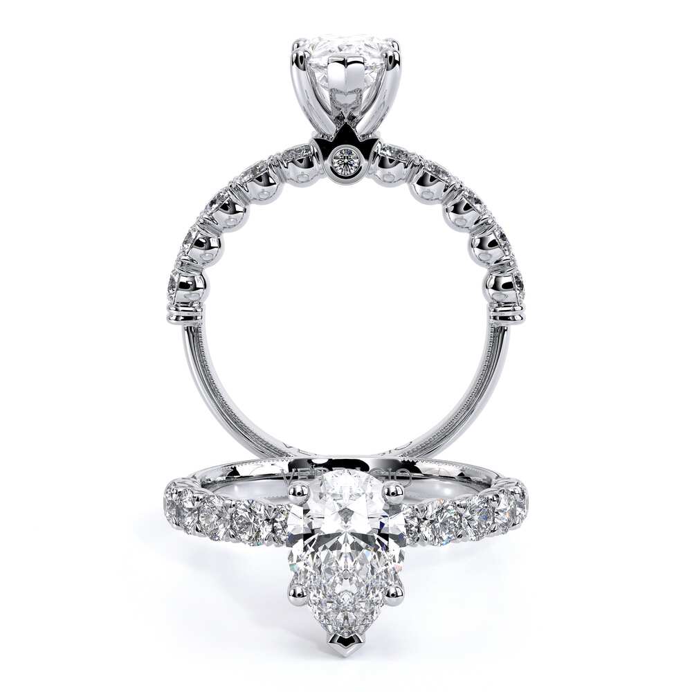 RENAISSANCE-950PEAR-2.7 Solitaire Engagement Ring