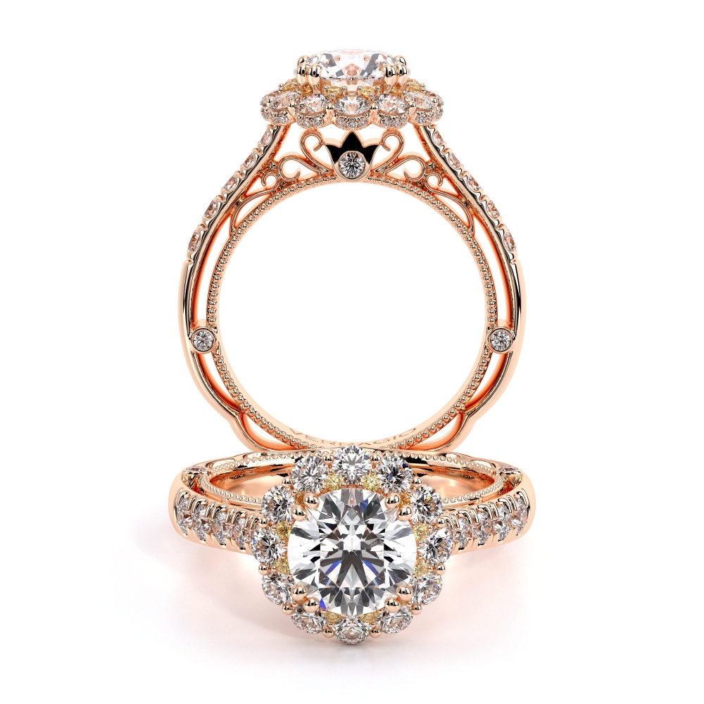 Venetian-5080cu-Platinum Cushion Halo Engagement Ring