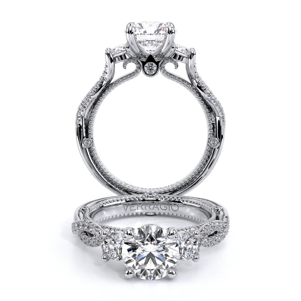 Couture-0423r-Tt-Platinum Round Three-Stone Engagement Ring