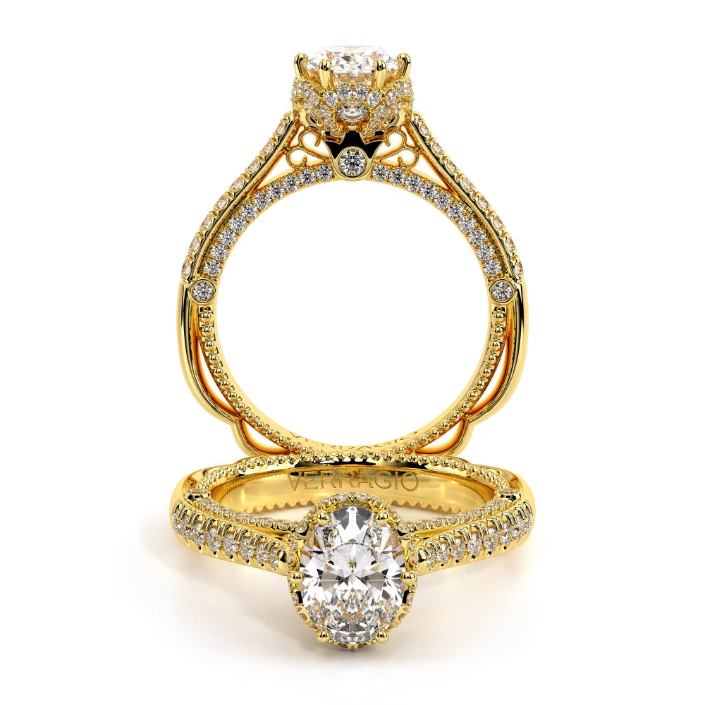 Venetian-5070dov-Platinum Oval Pave Engagement Ring